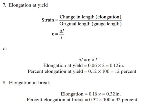 percent elongation formula|Iba pa.